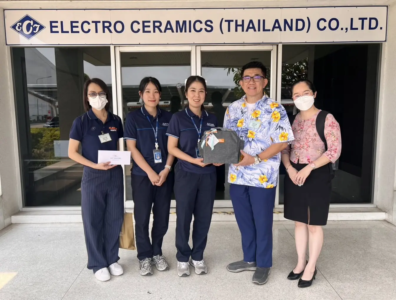 เข้าพบบริษัทอิเล็กโทรเซรามิก (ไทยแลนด์) นำเสนอบริการ Hospital Industrials