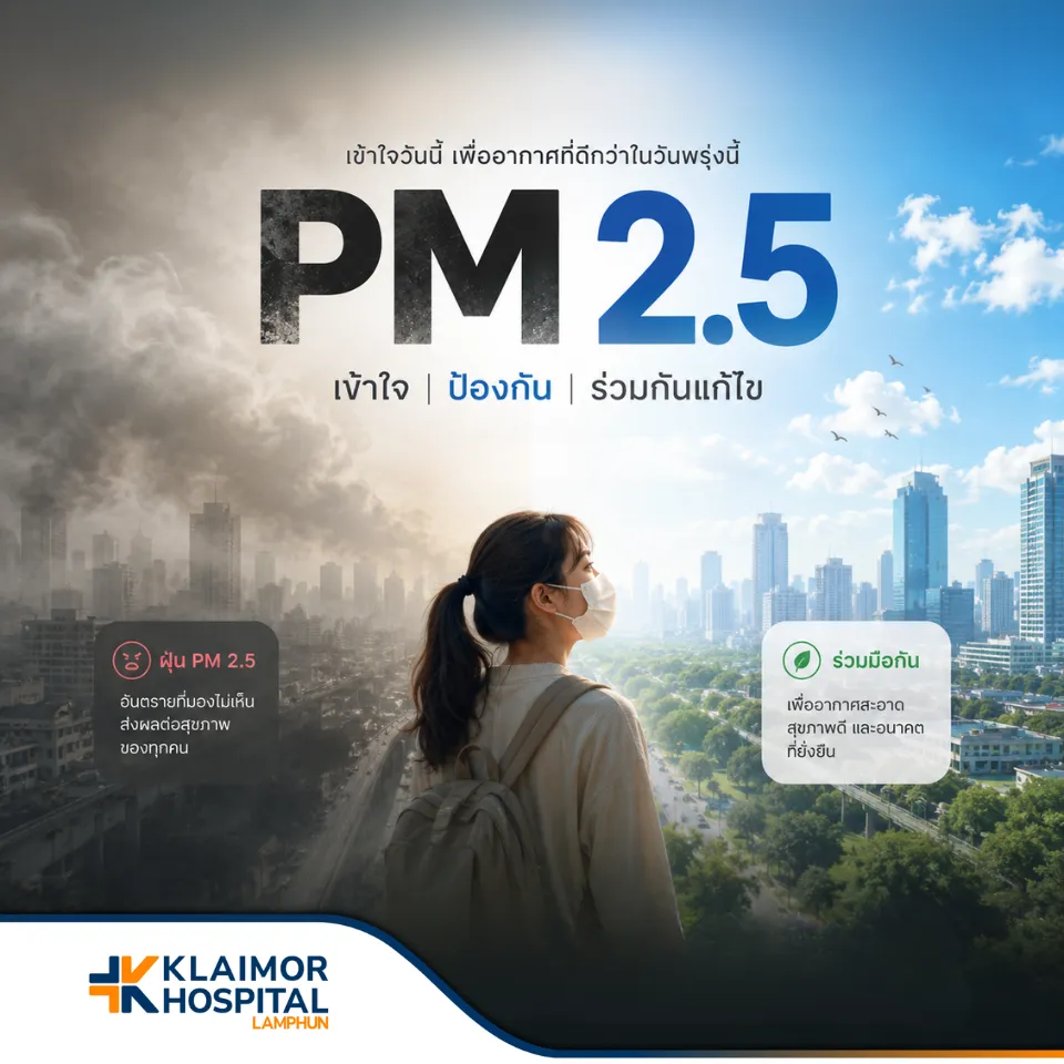 PM2.5 ฝุ่นละอองที่คุกคามสุขภาพของเรา