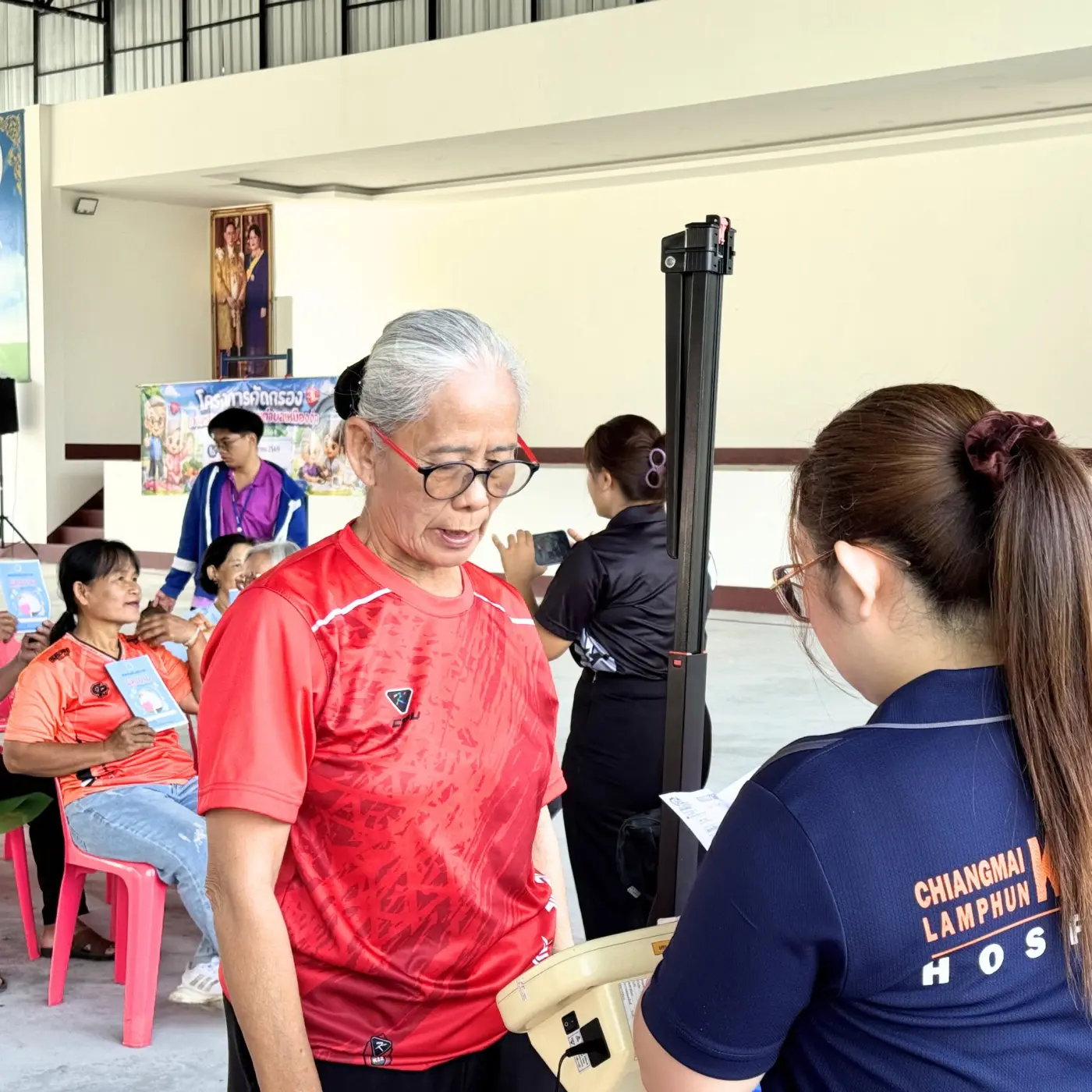 ร่วมออกหน่วยคัดกรองภาวะสุขภาพผู้สูงอายุ ตำบลเหมืองง่า — ภาพที่ 5