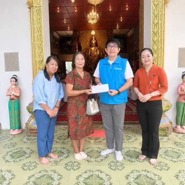 ร่วมพิธีทำบุญครบรอบ 24 ปี หนังสือพิมพ์สื่อลำพูน และสมทบทุนโครงการแบ่งปันเพื่อน้อง